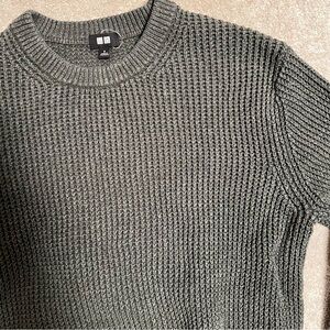 Men's Dark Green/Gray Sweater